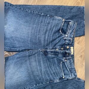 GUC Madewell 28 Tall Curvy Low Slung Straight Leg Jeans